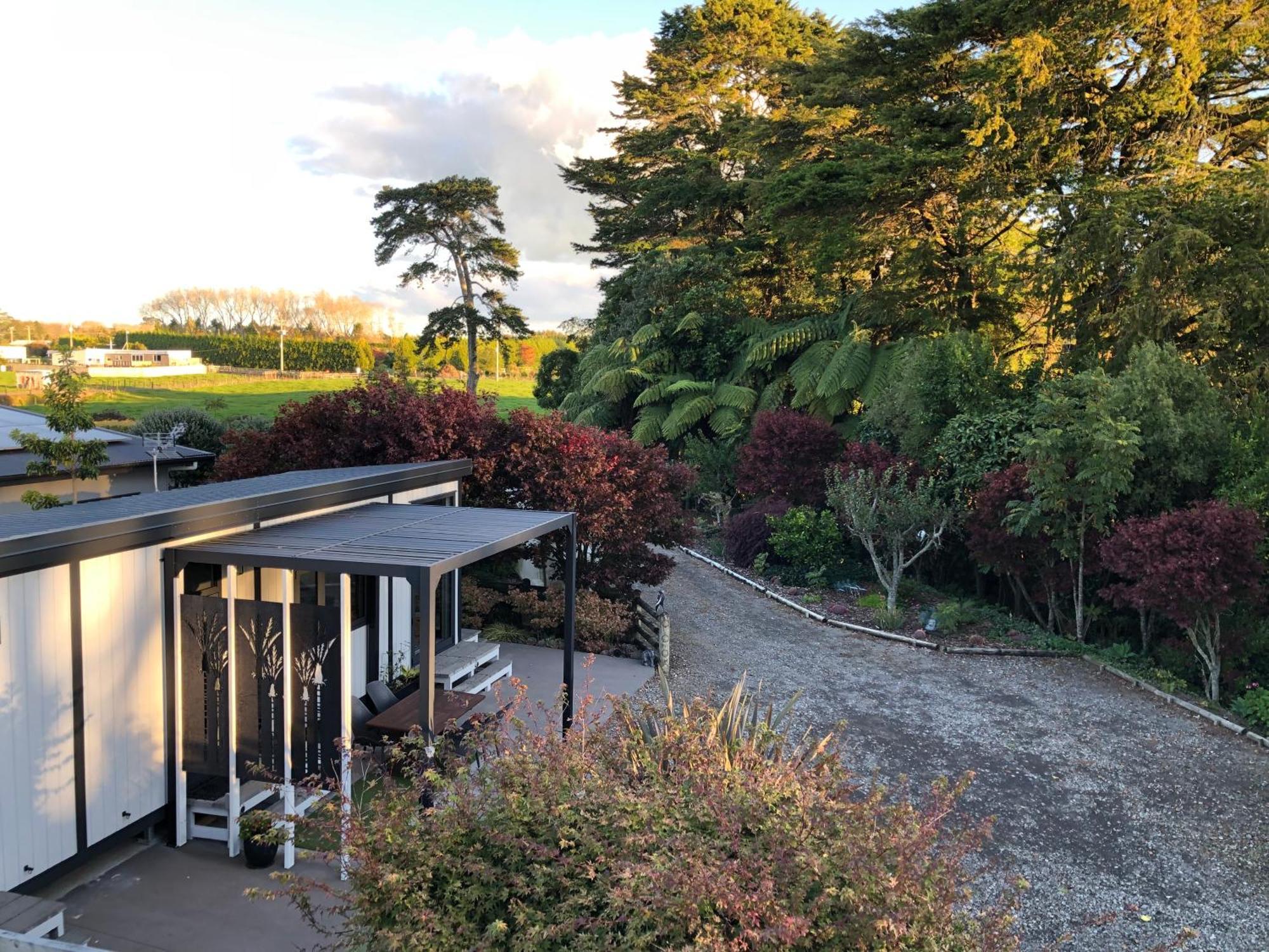 Tiny Home Luxury Farm Escape New Plymouth Egmont Village Exterior photo